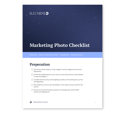 Marketing Photography Checklist