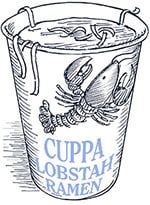 Cuppa Lobstah Ramen Illustration