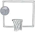 Basketball Hoop Illustration