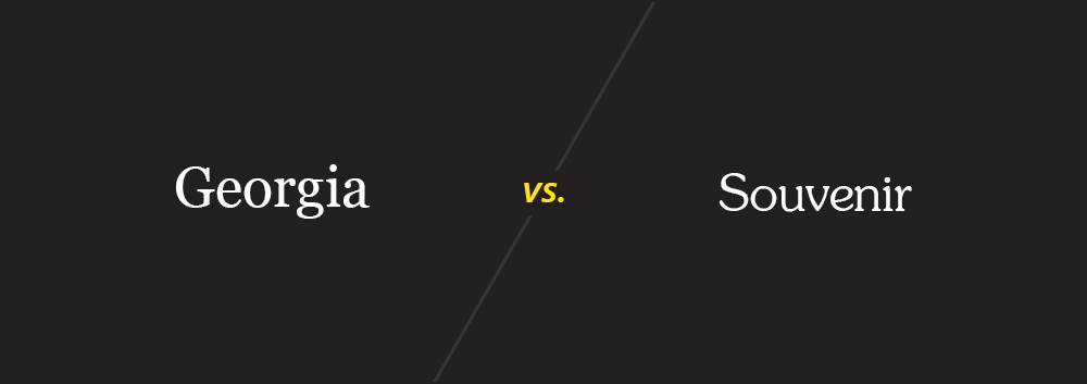 Georgia vs. Souvenir