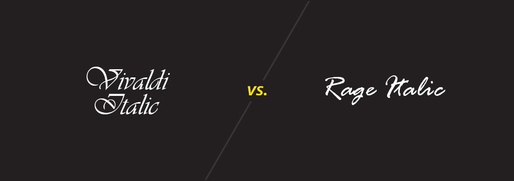 Vivaldi Italic vs. Rage Italic