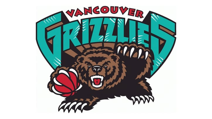 Vancouver Grizzlies Teal Logo