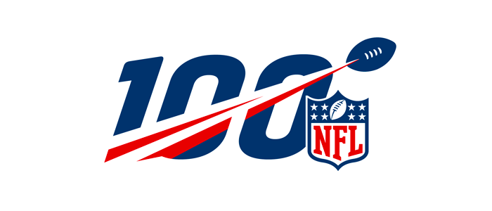 NFL 100 logo