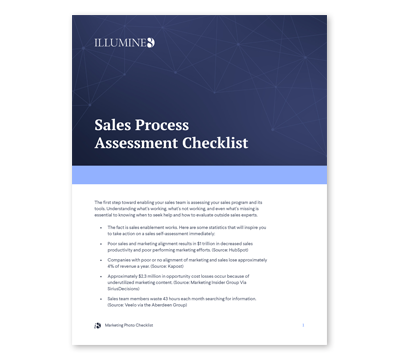 Sales Process  Assessment Checklist