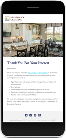 Step 4: Customized Emails Are Sent To Lead Based On Interest