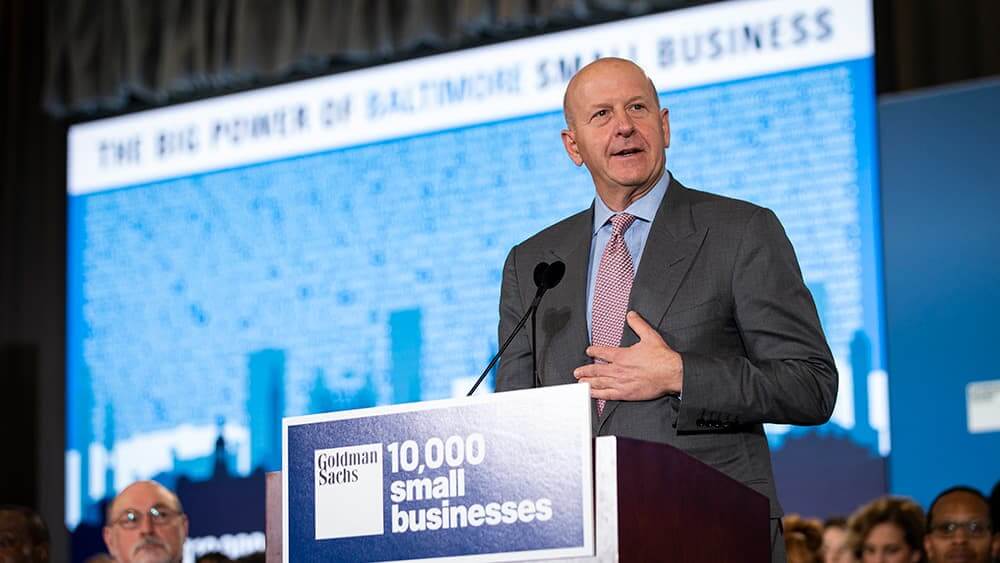 David M. Solomon, Chairman and CEO, Goldman Sachs