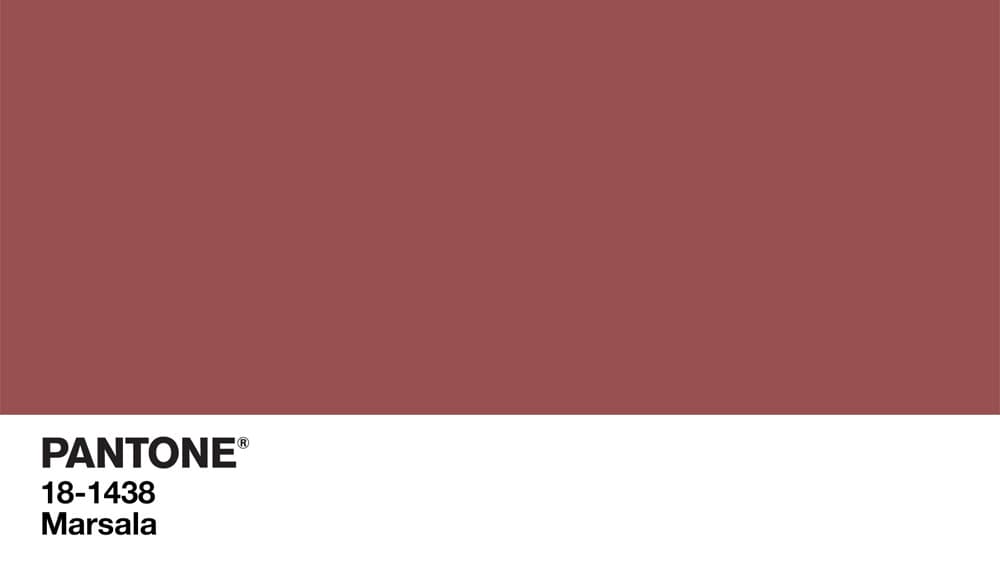 Pantone Marsala